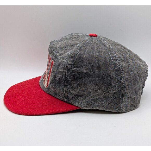 Vintage Ohio State Buckeyes Hat Cap Snapback Gray University USA Made VTG OSU - Picture 3 of 5